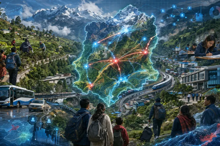 Cover image for Internal Migration in Sikkim: Patterns, Trends and Causal Factors